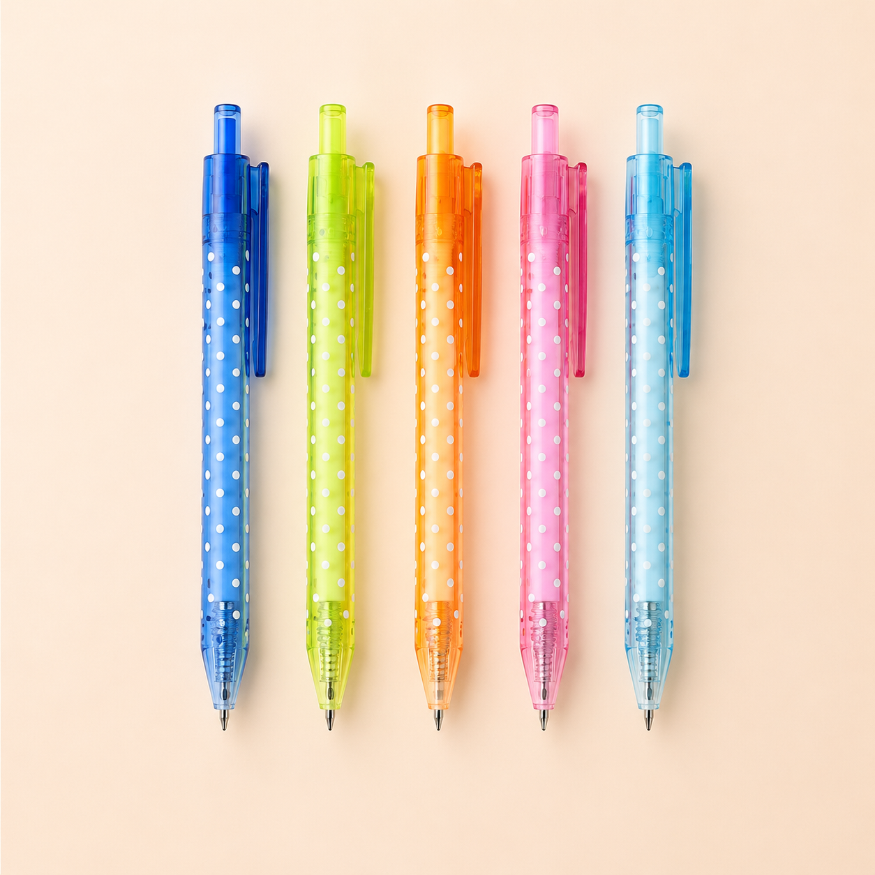 Polka Dot Color Gel Pen
