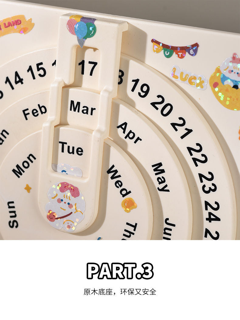 Pinteresty Perpetual Desk Calendar