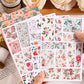 Flowers Smell The Twilight Journal Stickers (4pcs Set)