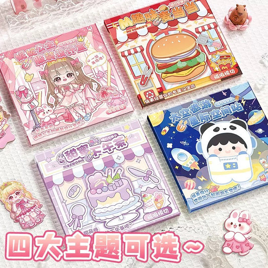 Kawaii Magnetic Story-Sticker Book