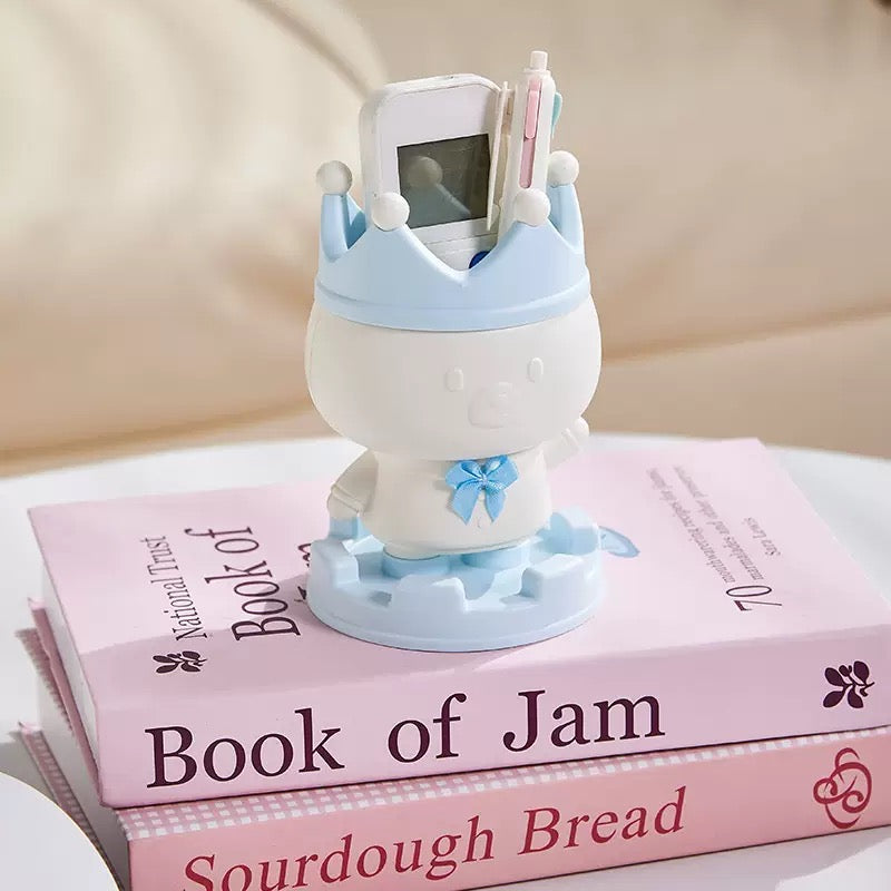 Crown Bear Pen Holder