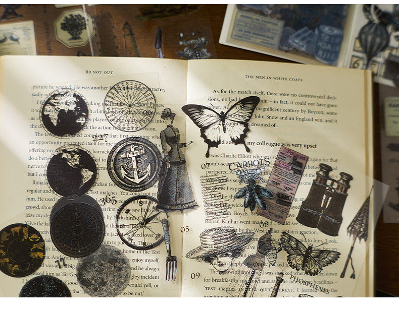 Brilliant Elegy Series Journal Sticker Book