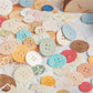 Button Paper Sticker