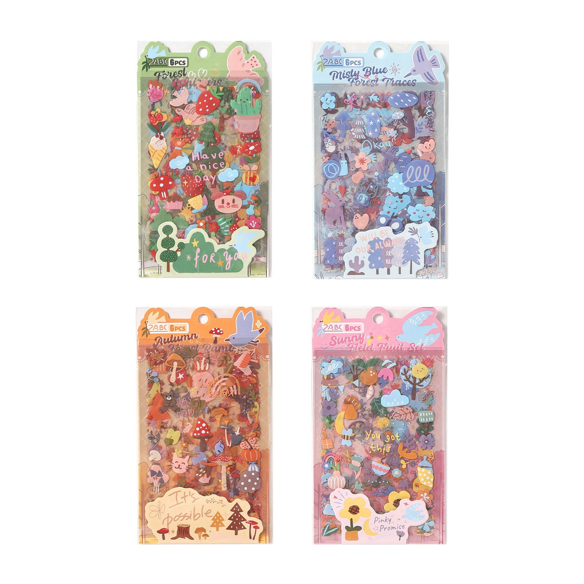 Whimsical Nature Sticker Set