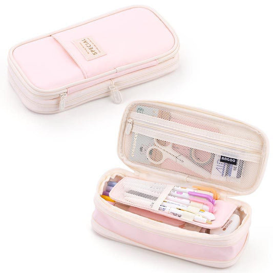 Premium Large Capacity Canvas Pencil Pouch