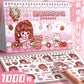 Kawaii Deco Sticker Book (1000pcs)