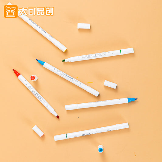 Dual Tip Brush Pen Set 12 PCs