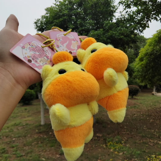 Cute Giraffe Plush Keychain