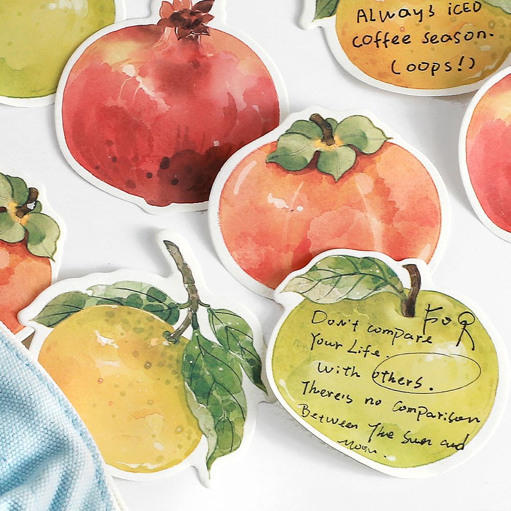 Watercolor Fruits Sticky Note