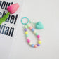 Macaron Heart Bag/Mobile Keychain