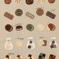 Daily Food Series Deco Sticker