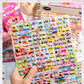 Kawaii Vehicle Puffy Sticker Set