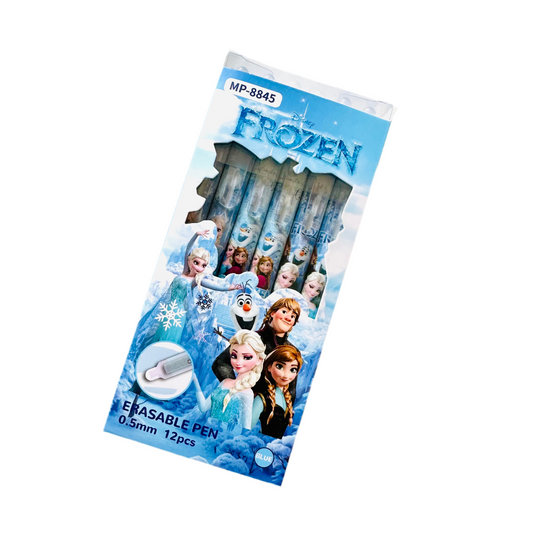 Frozen Theme Erasable Pen Set (12pcs)
