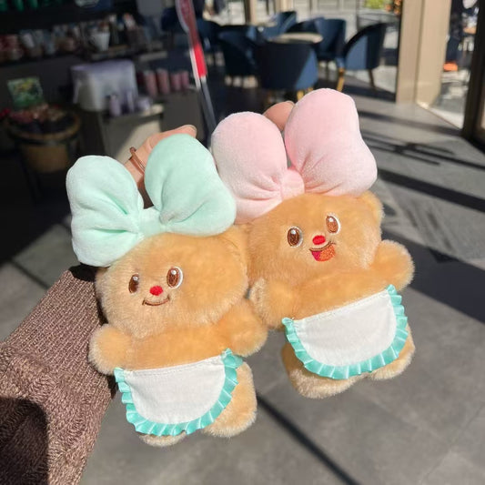 Butter Bear Plush Keychains