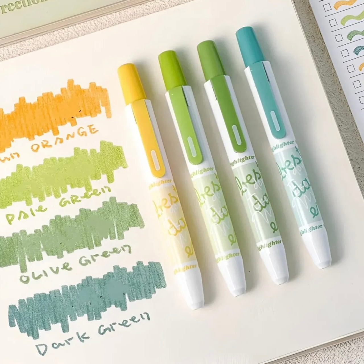 Kawaii Highlighter Pens