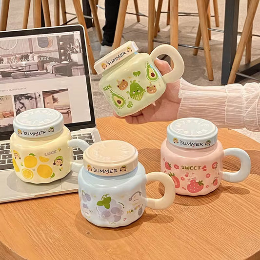 Summer Fruit Ceramic Mug