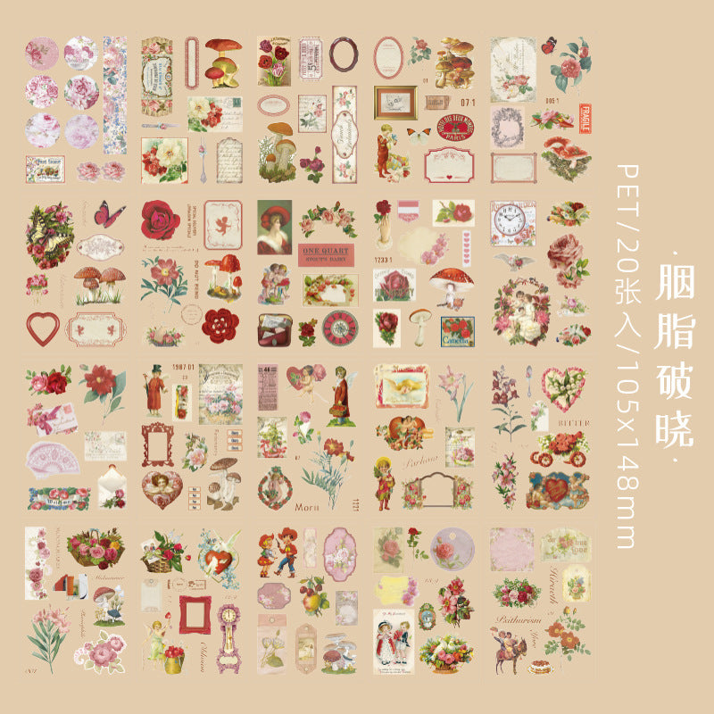 Brilliant Elegy Series Journal Sticker Book