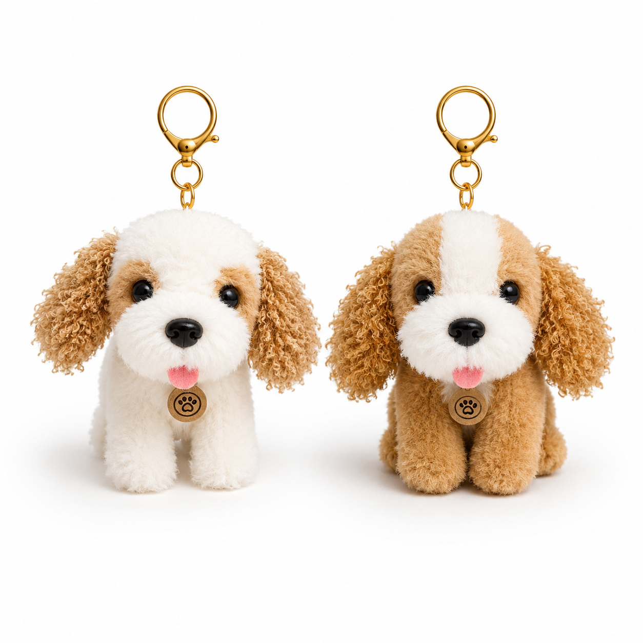 Puppy Plush Keychain