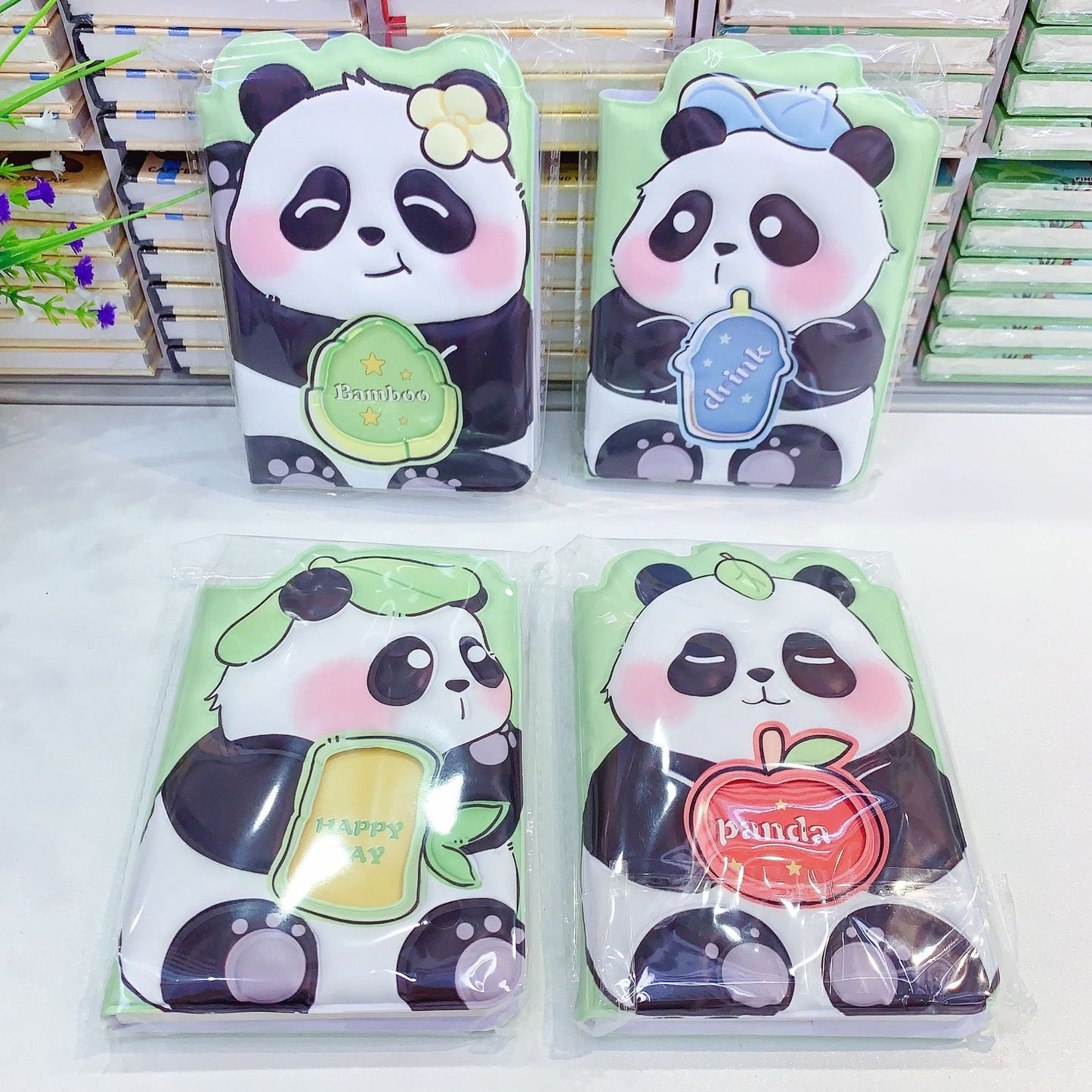 Panda Puffy Mini Diary