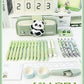 Panda mix color pencil pouch