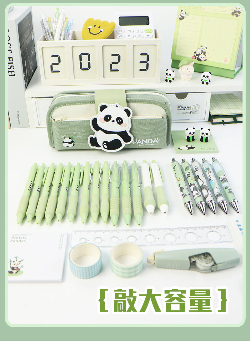 Panda mix color pencil pouch