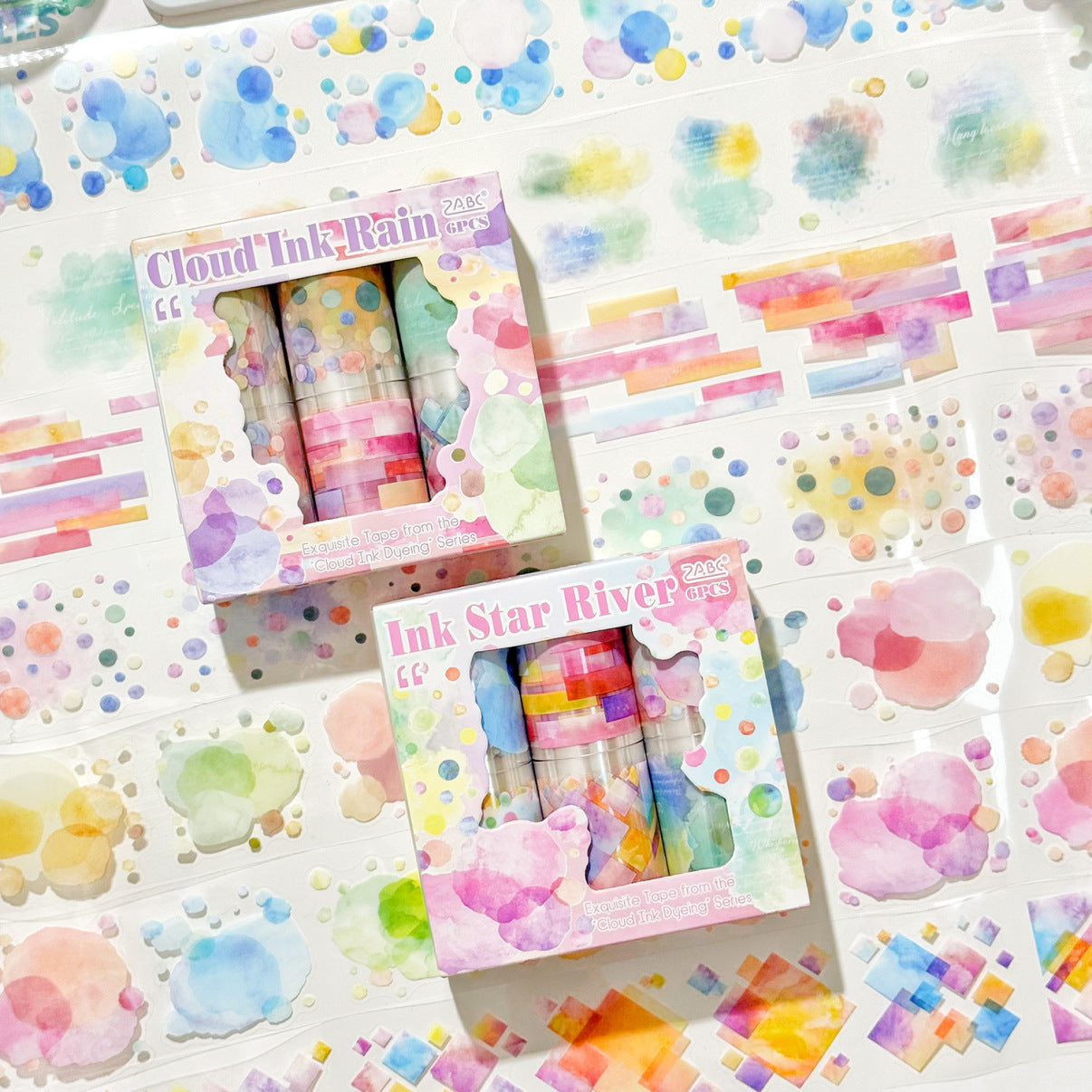 Water Color Theme Pet Washitape Set