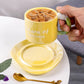 Pinteresty Tulip Mug With Soccer & Spoon