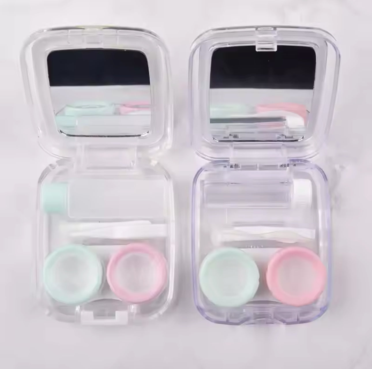 Contact Lens Case With Mirror