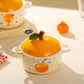 Orange Ceramic Bowl