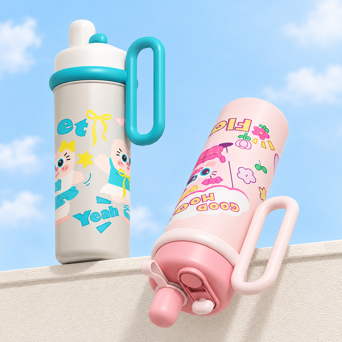 Kawaii Dual Drink Insulated Tumbler