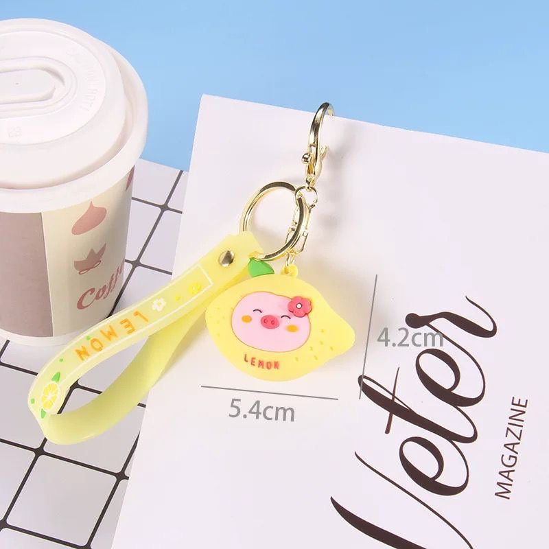 Cute Lemon Keychain