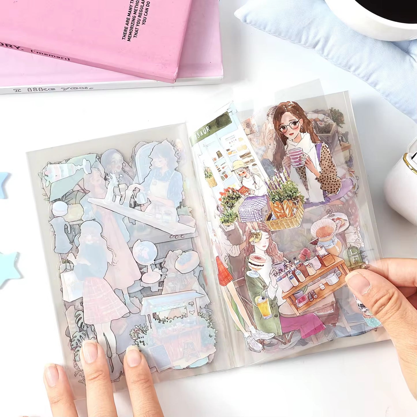 Girly Happy Moments Sticker Book
