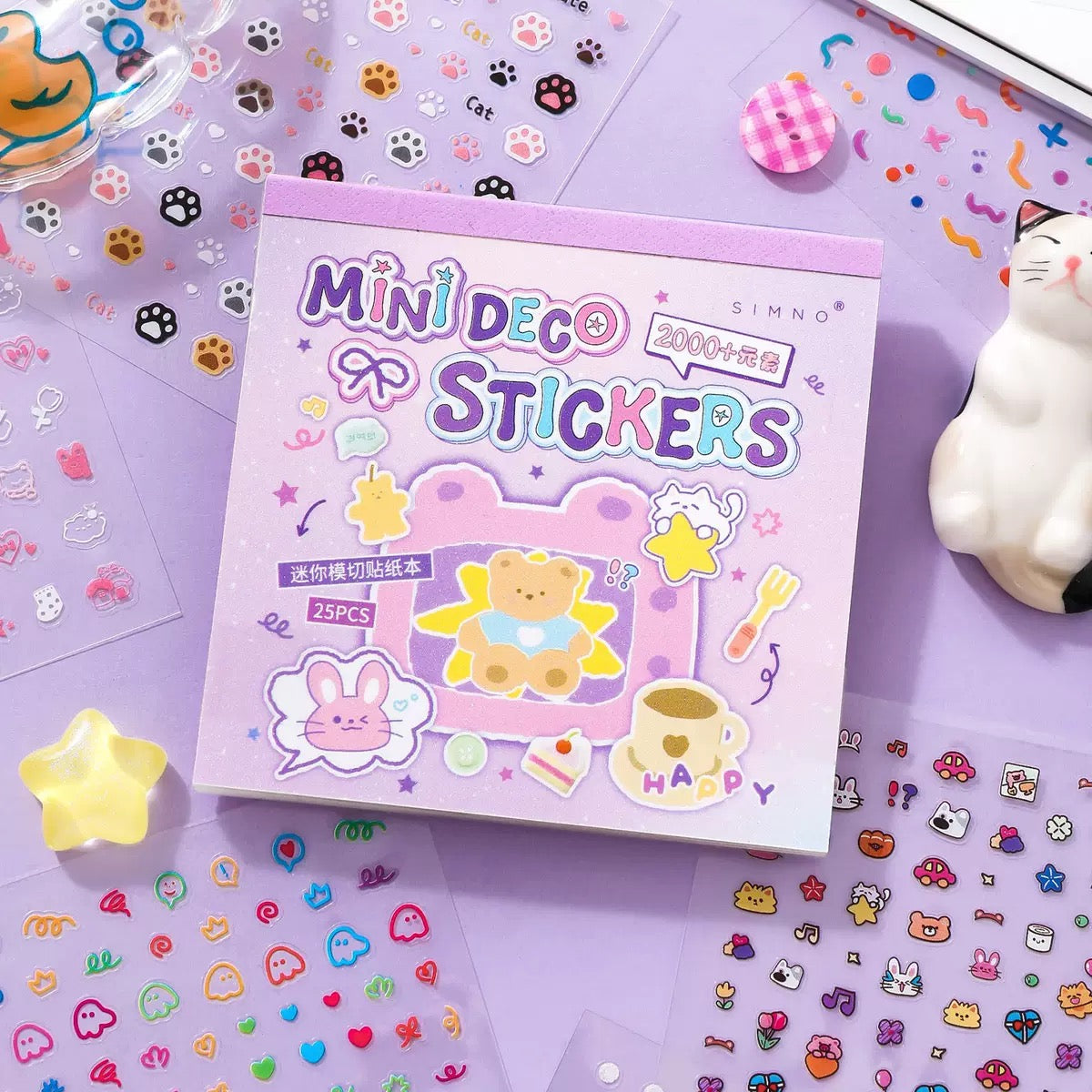 Kawaii Mini Sticker Book