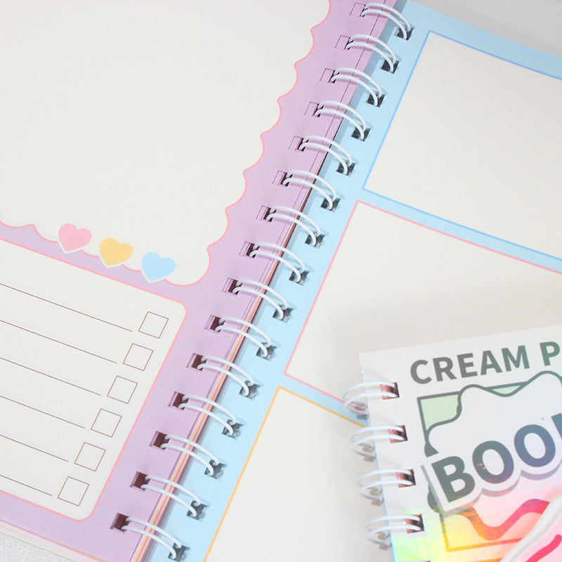 Kawaii Puppy Spiral Diary