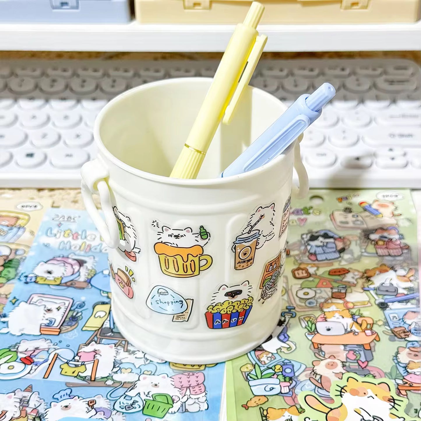Doodle Animal Deco Sticker