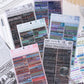 English Journaling Quotes 6 Sheet Sticker Set