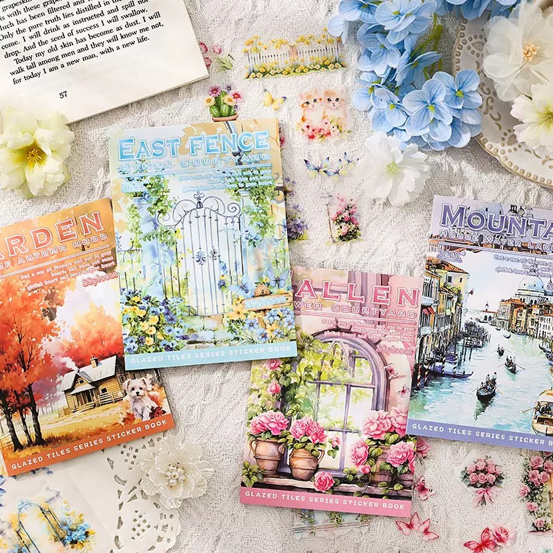 Cozy Courtyard Stickerbook