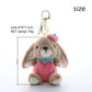 Strawberry Bunny Plush Keychain