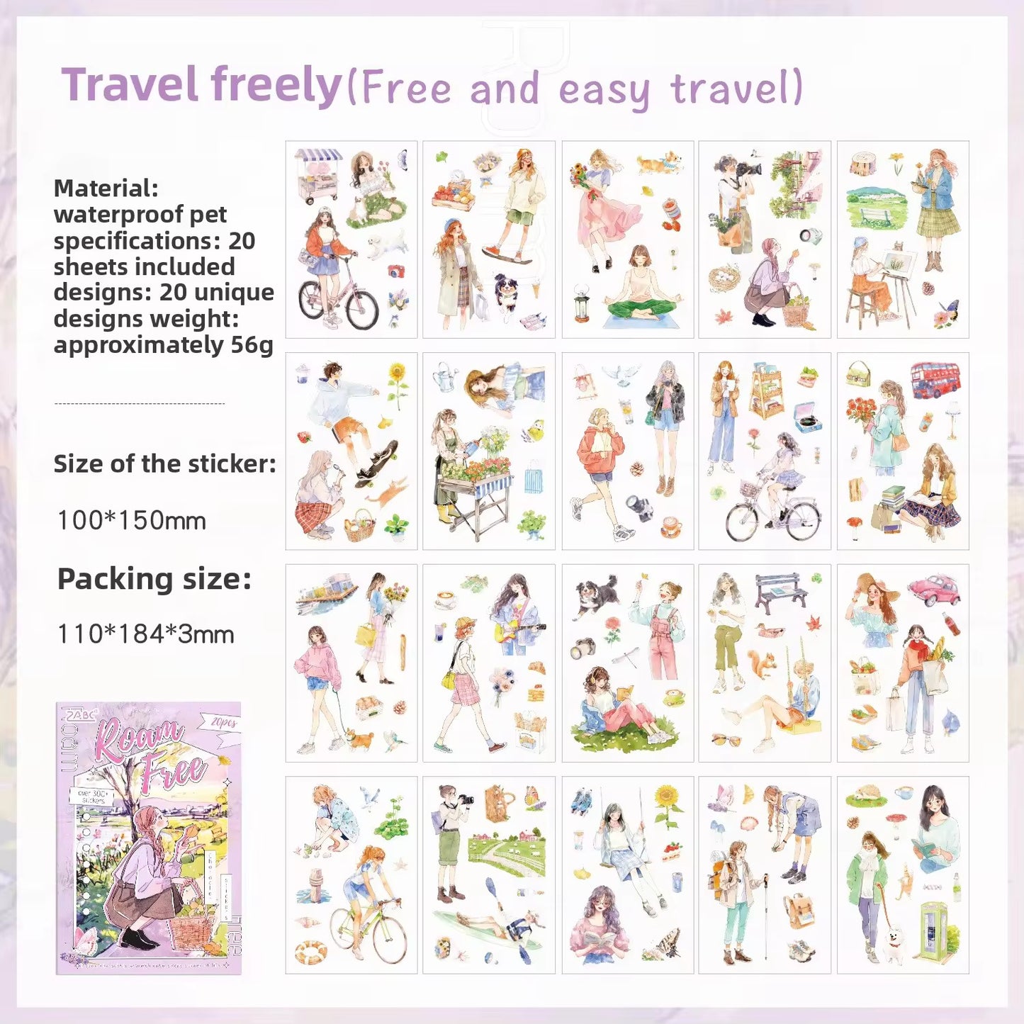 Girly Happy Moments Sticker Book