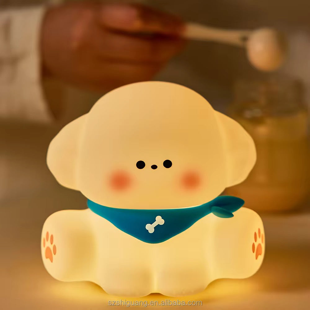 Cute Puppy Silicone Lamp
