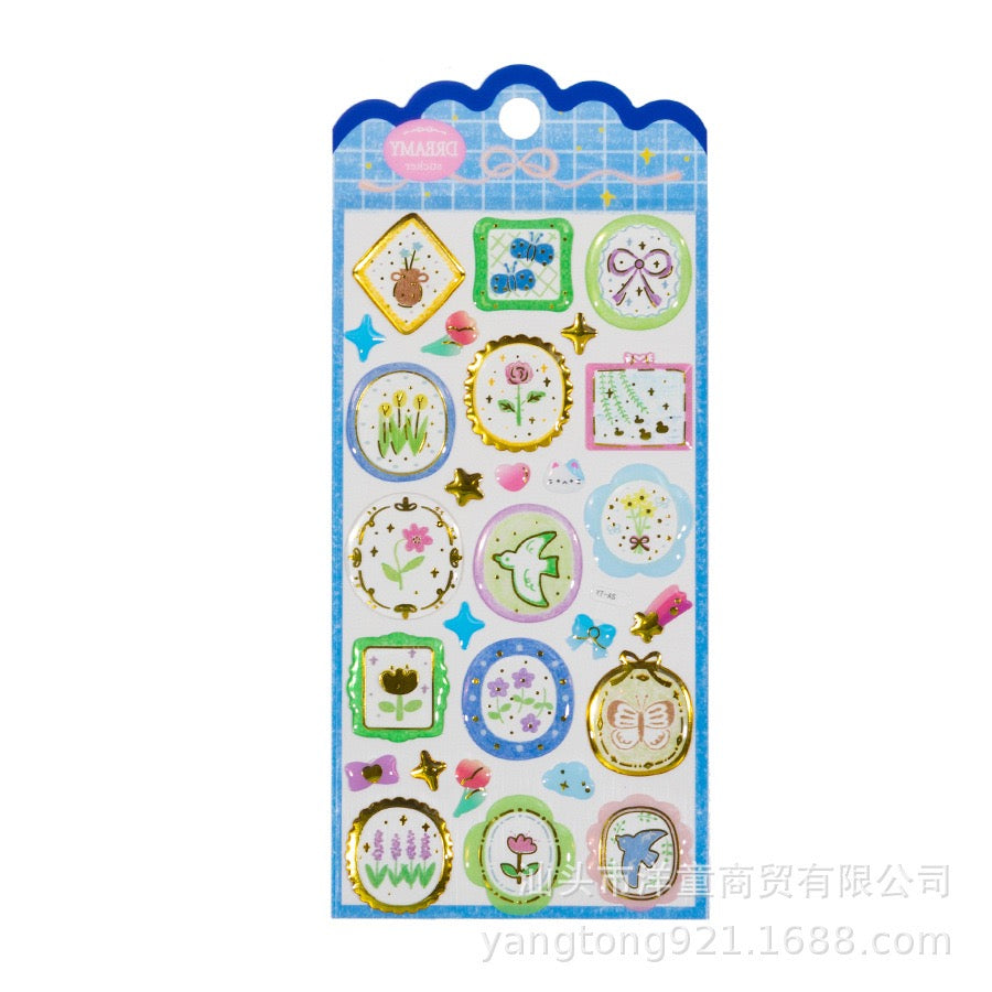 Transparent Wax Stamp Sticker