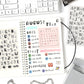 Cute Alphabet Mini Stamps