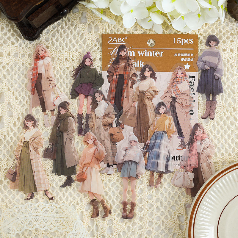 Transparent Girly Deco Sticker Pack