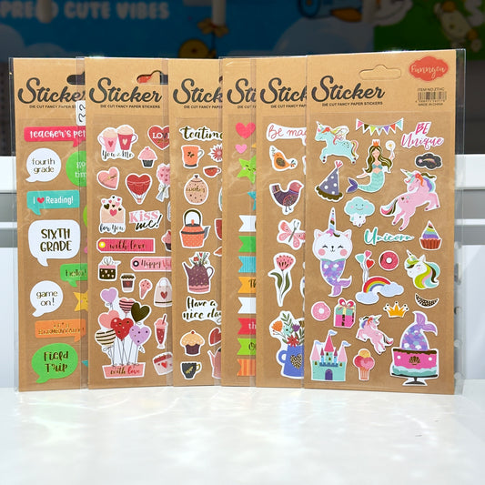 Kraft Deco Stickers