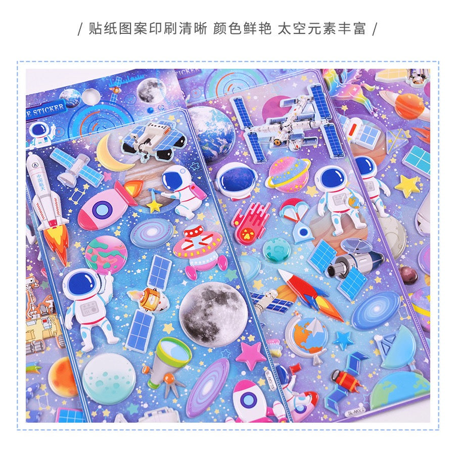 Space Puffy Sticker