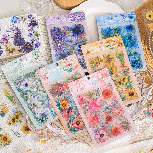 Rose Journal Sticker (6 Sheets)