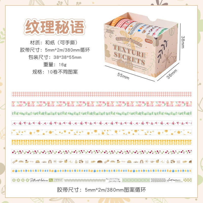 Kawaii Mini Washitape Rolls
