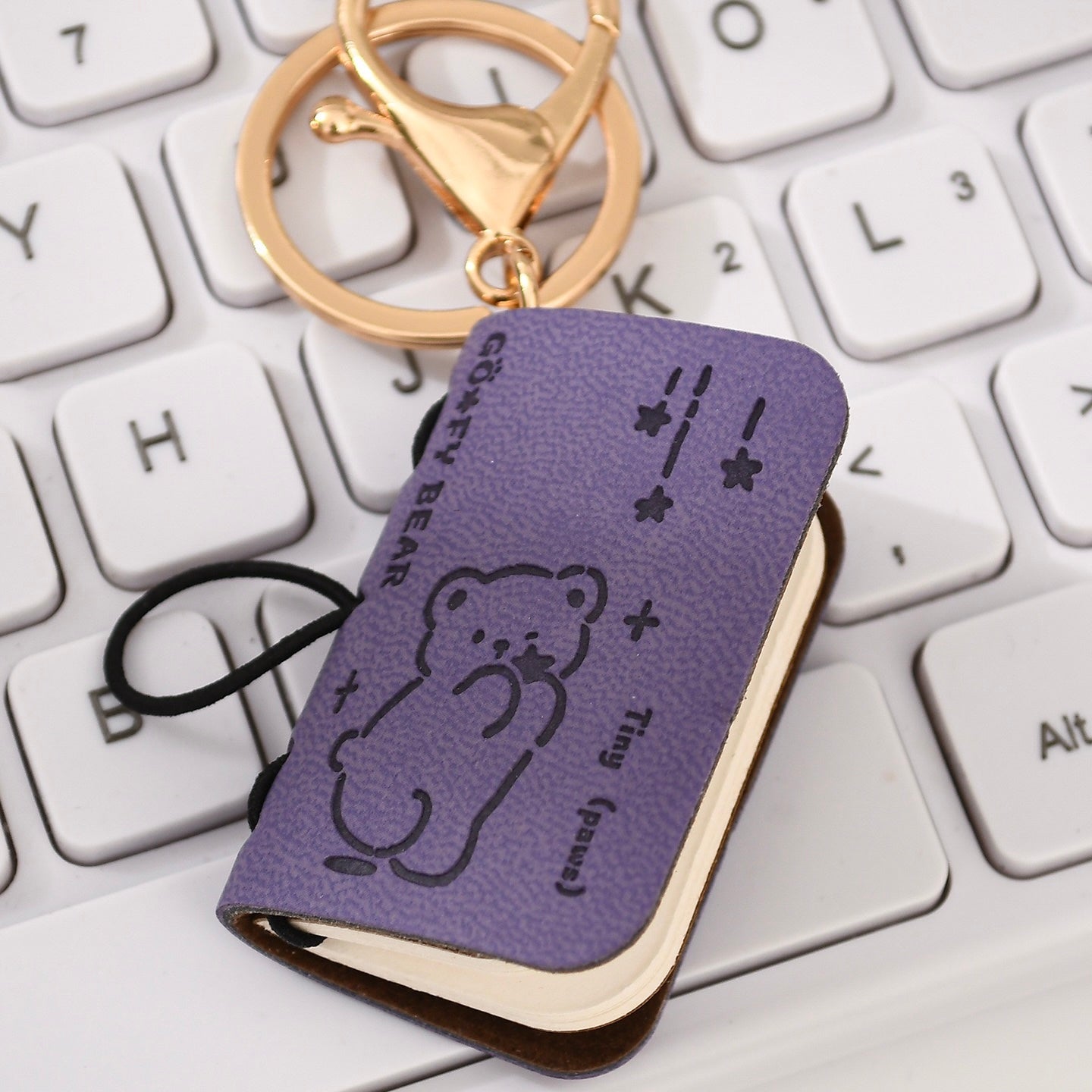 Tiny Bear Keychain Diary