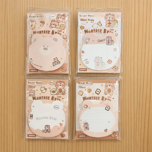 Montage Bear Sticky Note