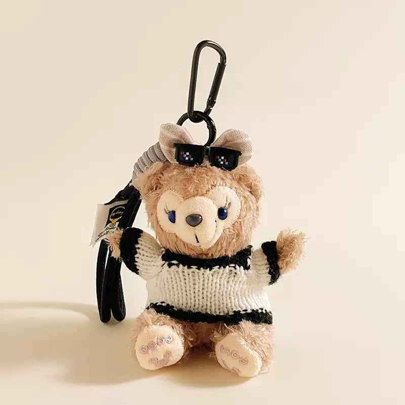 Tiny Monkey Plush Keychain